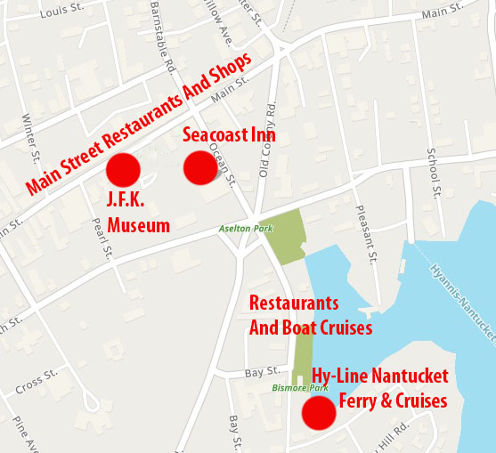 Map Of Downtown Hyannis